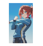 Athletics Women0（個別スタンプ：39）