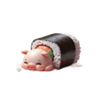 悲しげなピンクブタ（個別スタンプ：28）