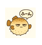 ぼーっとしているフグの日常（個別スタンプ：24）
