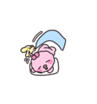 ピンクあひるのこもも2（個別スタンプ：4）