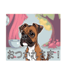 ボクサーがいっぱい（個別スタンプ：10）