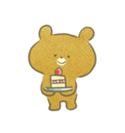 ちゃいろいくまのこ5（個別スタンプ：8）