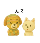 カラフルわんこの定番スタンプ（個別スタンプ：40）