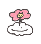 もくもくちゃんのシンプルスタンプ（個別スタンプ：3）