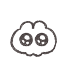 もくもくちゃんのシンプルスタンプ（個別スタンプ：5）