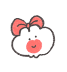 もくもくちゃんのシンプルスタンプ（個別スタンプ：28）