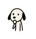 ゆるっと棒犬スタンプ（個別スタンプ：14）