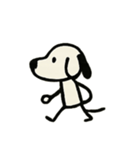 ゆるっと棒犬スタンプ（個別スタンプ：18）
