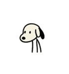 ゆるっと棒犬スタンプ（個別スタンプ：21）