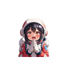 お願い宇宙服女性（個別スタンプ：23）