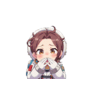 お願い宇宙服女性（個別スタンプ：37）
