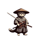[アレンジ用]猫侍（個別スタンプ：7）
