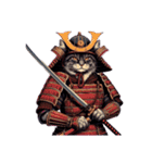 [アレンジ用]猫侍（個別スタンプ：8）