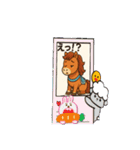 可愛いポニーの日常スタンプ（個別スタンプ：2）