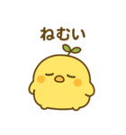 はっぱひよこスタンプ（個別スタンプ：23）