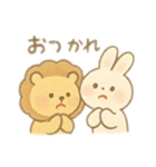 ツンデレライオンとあざというさぎ（個別スタンプ：15）