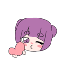 色んな表情の熊子ちゃん（個別スタンプ：1）