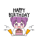 色んな表情の熊子ちゃん（個別スタンプ：7）