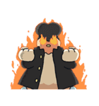 南国市PRキャラクターシャモ番長（個別スタンプ：13）