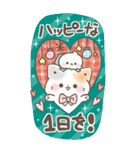 (再販)BIG年末年始＆クリスマス★ぷにゃんこ（個別スタンプ：3）