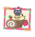 毎年使える♥黒猫ちゃん年末年始＆お正月 13（個別スタンプ：19）