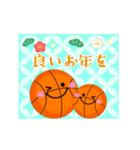 毎年使える♥バスケの年末年始＆お正月 13（個別スタンプ：12）