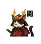 武士猫文太（個別スタンプ：11）