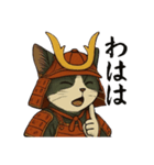 武士猫文太（個別スタンプ：13）
