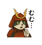 武士猫文太（個別スタンプ：14）