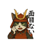 武士猫文太（個別スタンプ：29）