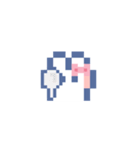 お顔うしゃぎ！！6 ピンク（個別スタンプ：15）