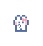 お顔うしゃぎ！！6 ピンク（個別スタンプ：17）