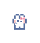 お顔うしゃぎ！！6 ピンク（個別スタンプ：18）