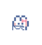 お顔うしゃぎ！！6 ピンク（個別スタンプ：19）