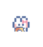 お顔うしゃぎ！！6 ピンク（個別スタンプ：22）
