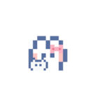 お顔うしゃぎ！！6 ピンク（個別スタンプ：24）