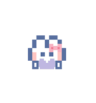 お顔うしゃぎ！！6 ピンク（個別スタンプ：31）