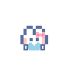 お顔うしゃぎ！！6 ピンク（個別スタンプ：32）