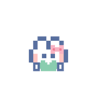 お顔うしゃぎ！！6 ピンク（個別スタンプ：33）