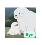 まんまるアザラシの毎日スタンプ集（個別スタンプ：2）