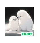 まんまるアザラシの毎日スタンプ集（個別スタンプ：6）