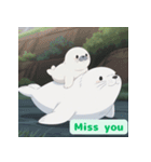 まんまるアザラシの毎日スタンプ集（個別スタンプ：13）