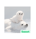 まんまるアザラシの毎日スタンプ集（個別スタンプ：18）