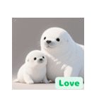 まんまるアザラシの毎日スタンプ集（個別スタンプ：19）