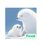 まんまるアザラシの毎日スタンプ集（個別スタンプ：21）