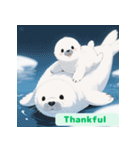 まんまるアザラシの毎日スタンプ集（個別スタンプ：25）