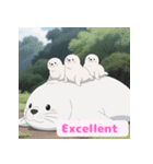 まんまるアザラシの毎日スタンプ集（個別スタンプ：28）