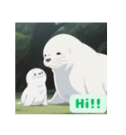 まんまるアザラシの毎日スタンプ集（個別スタンプ：33）