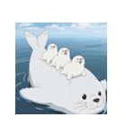 まんまるアザラシの毎日スタンプ集（個別スタンプ：40）