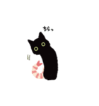 黒猫ちびさんとえびさんの日常（個別スタンプ：15）